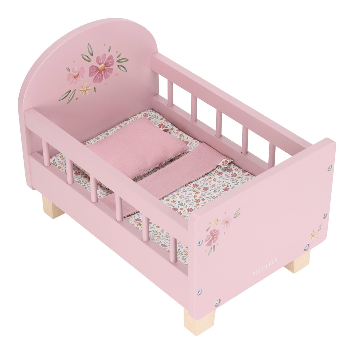 Puppenbett aus Holz für Kinder | Schmatzepuffer