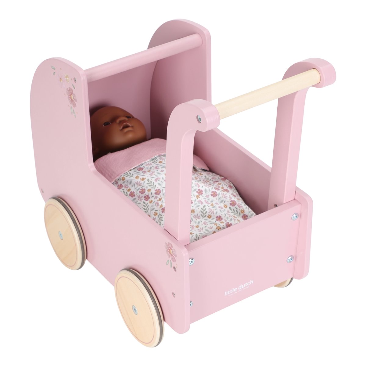 Poussette en bois