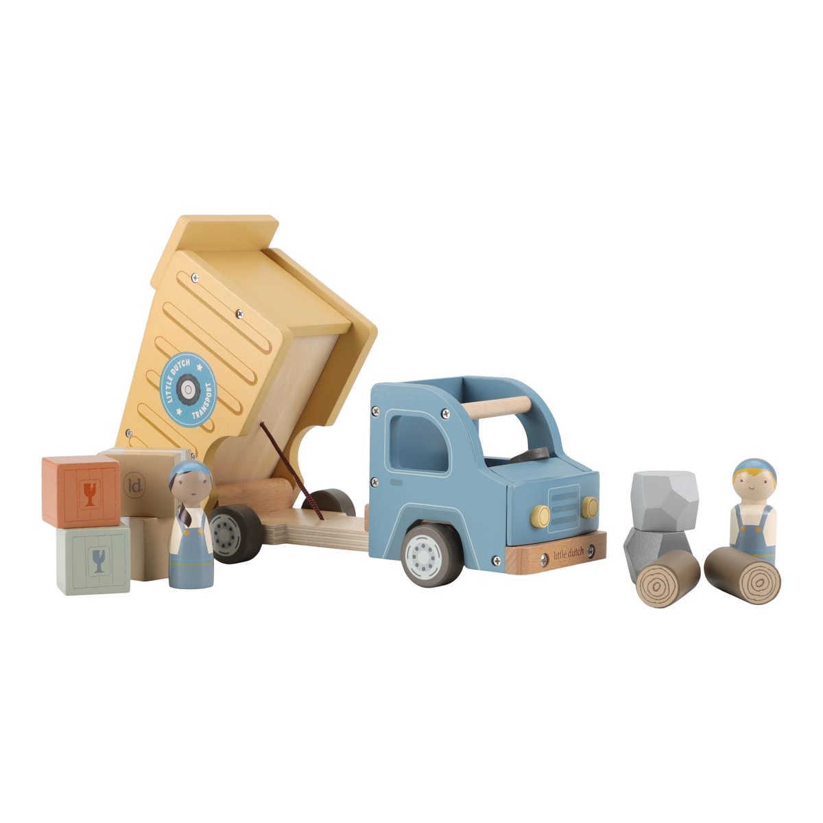 Camion benne en bois