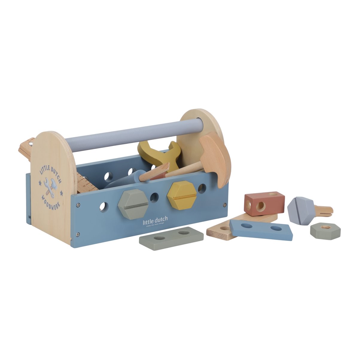 Boîte à outils en bois pour enfants | Schmatzepuffer