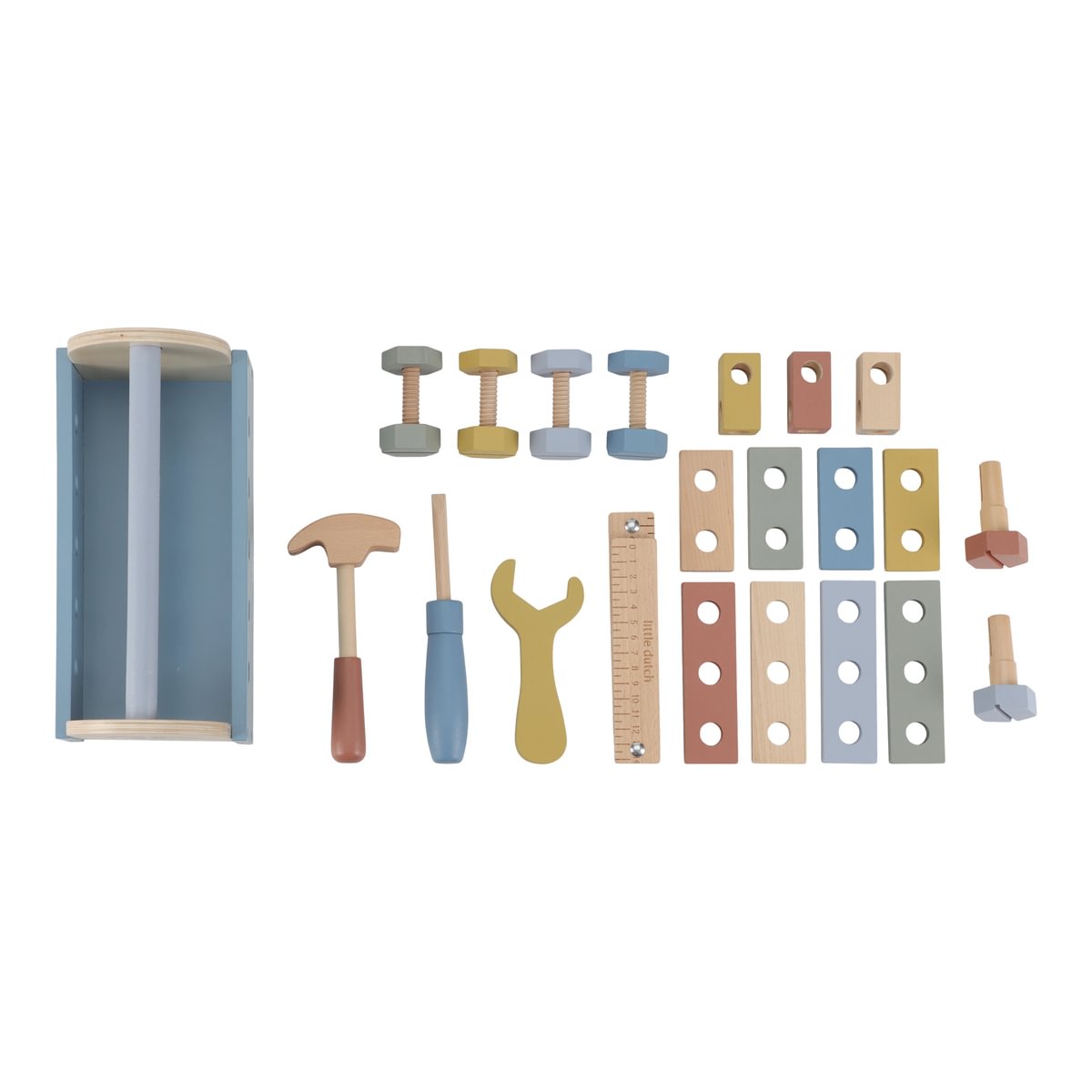 Boîte à outils en bois pour enfants | Schmatzepuffer