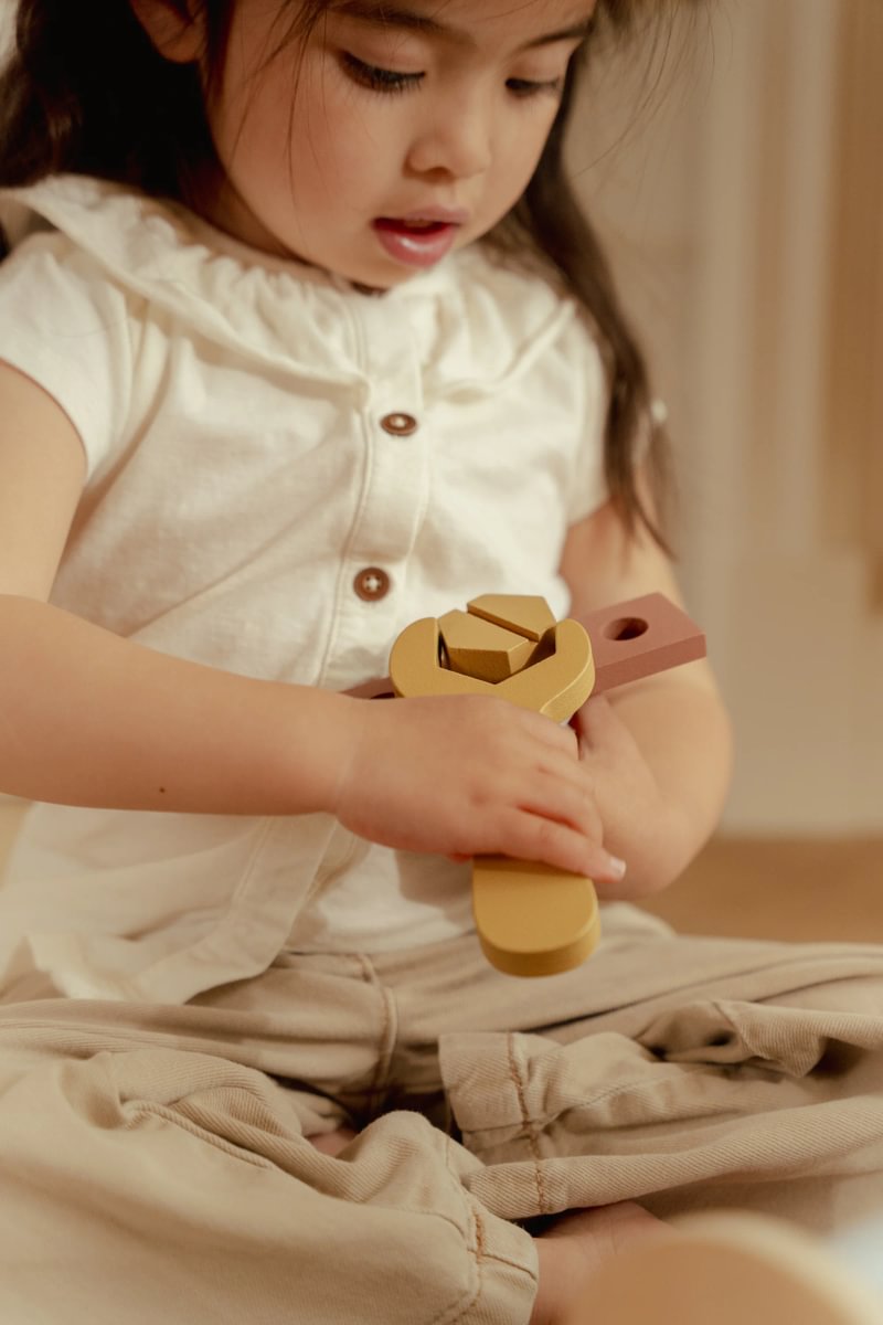 Boîte à outils en bois pour enfants | Schmatzepuffer