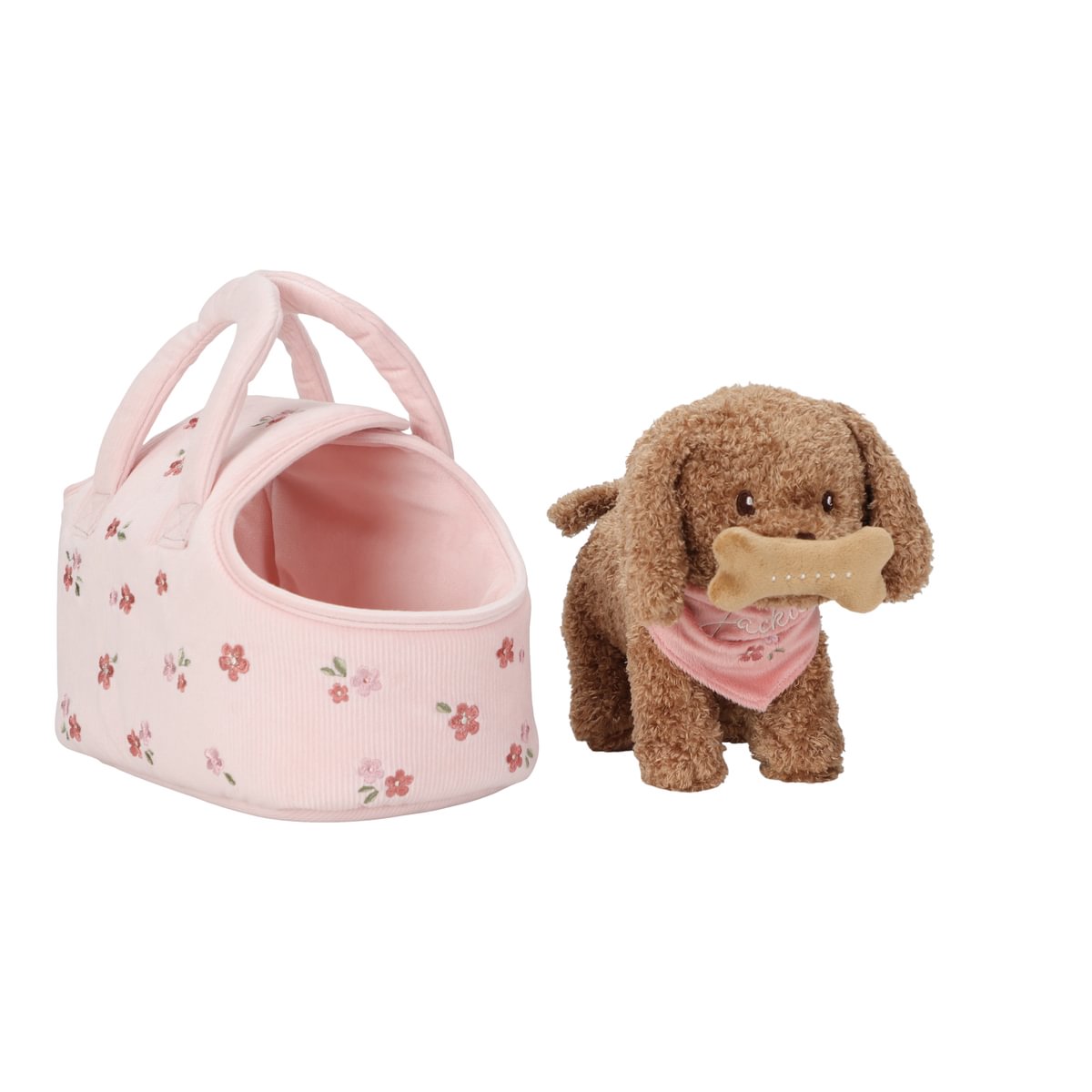 Plüschhund Kuscheltier Jackie in Tasche GRS