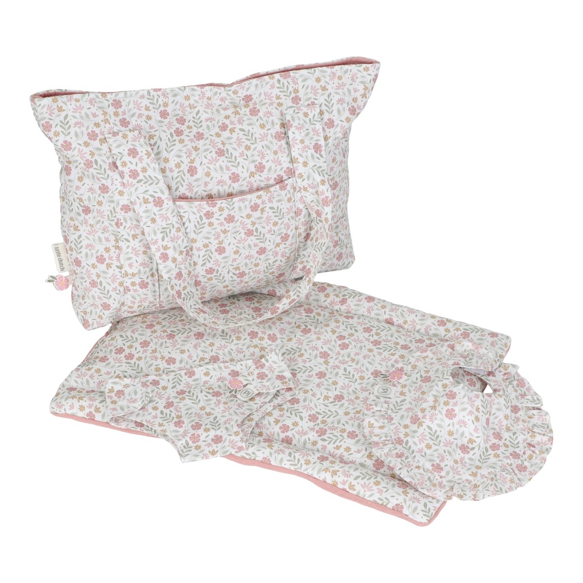 Sac à langer de poupée Soft Flowers