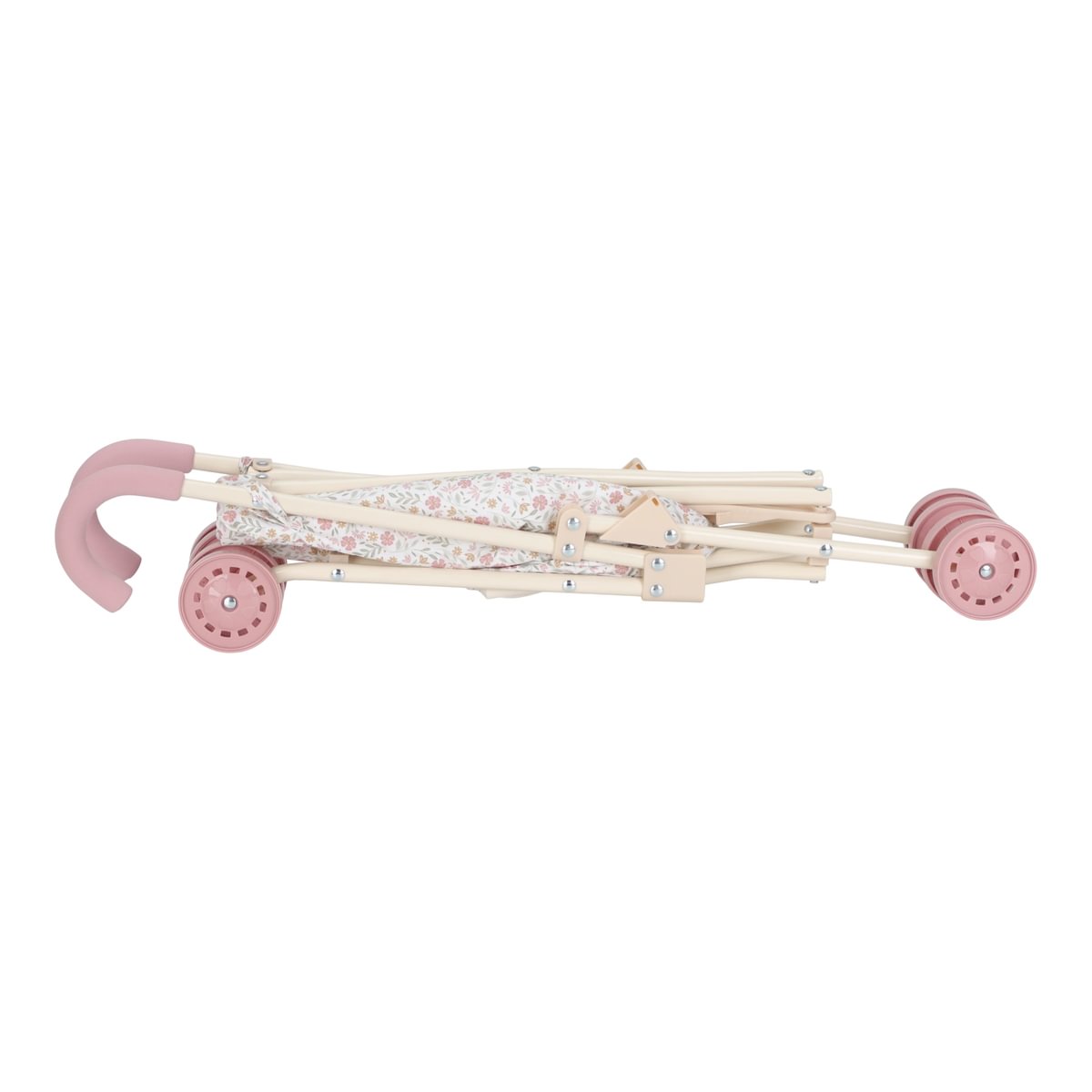 Metal doll buggy Soft Flowers