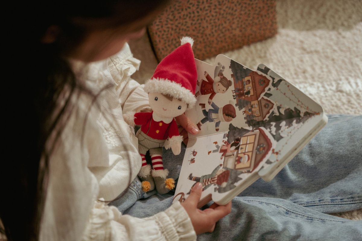 Coffret cadeau avec livre de Noël pour bébés et enfants