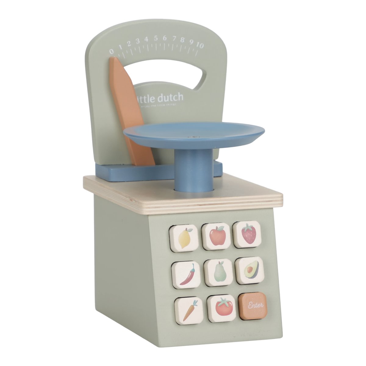Balance en bois pour cuisine enfant – Jouet de balance en bois
