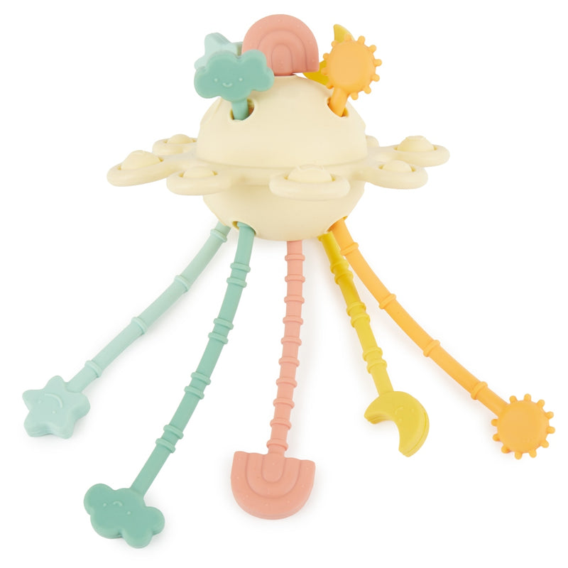Jouet d'activité Montessori en silicone Planète - Banane | bieco