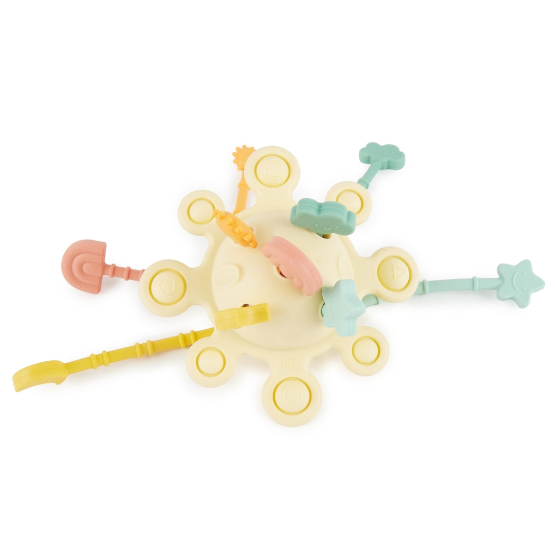 Jouet d'activité Montessori en silicone Planète - Banane | bieco
