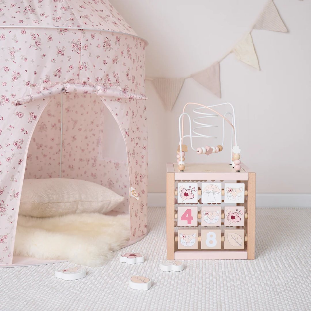Cube d'activités faon Ella XXL en bois | bieco