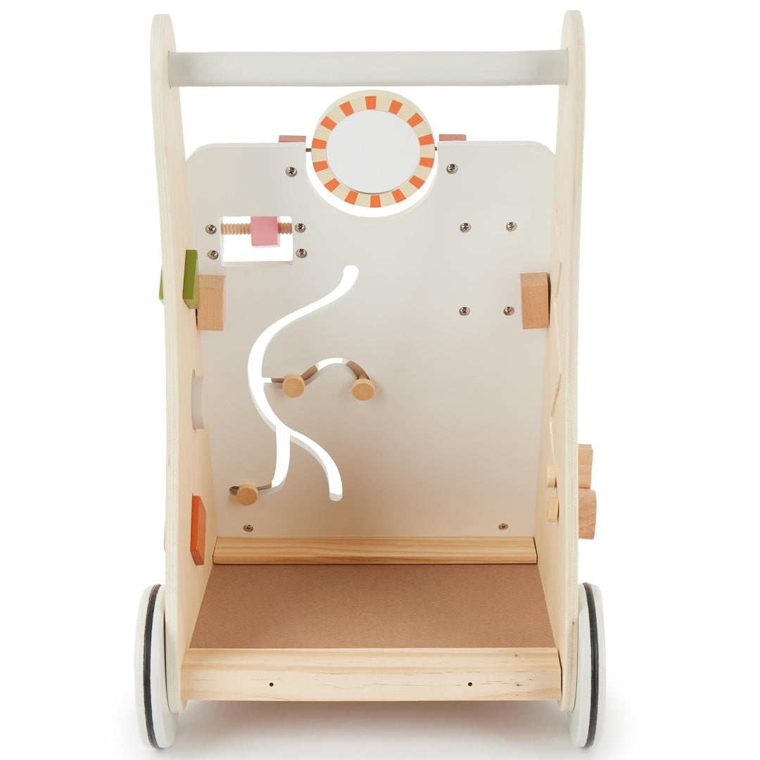 Chariot de marche en bois Animaux de la forêt | bieco
