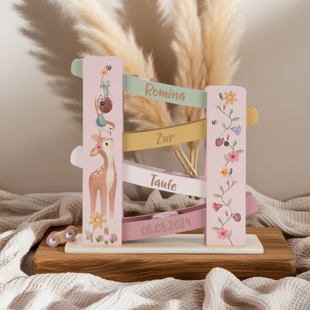 Marble Run Gift for Christening – by Schmatzepuffer