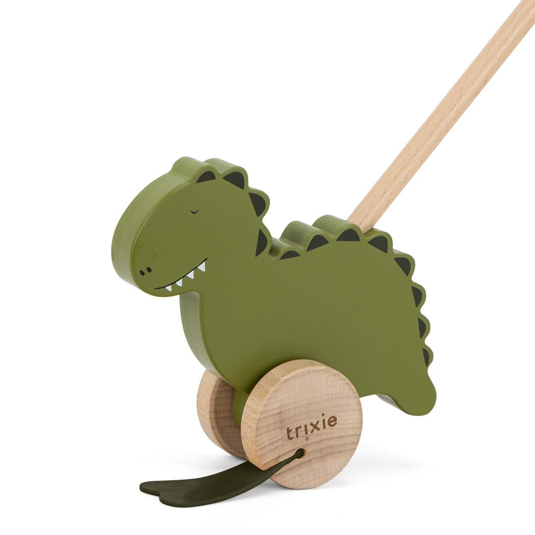 Animal à pousser en bois - Monsieur Dino | Trixie