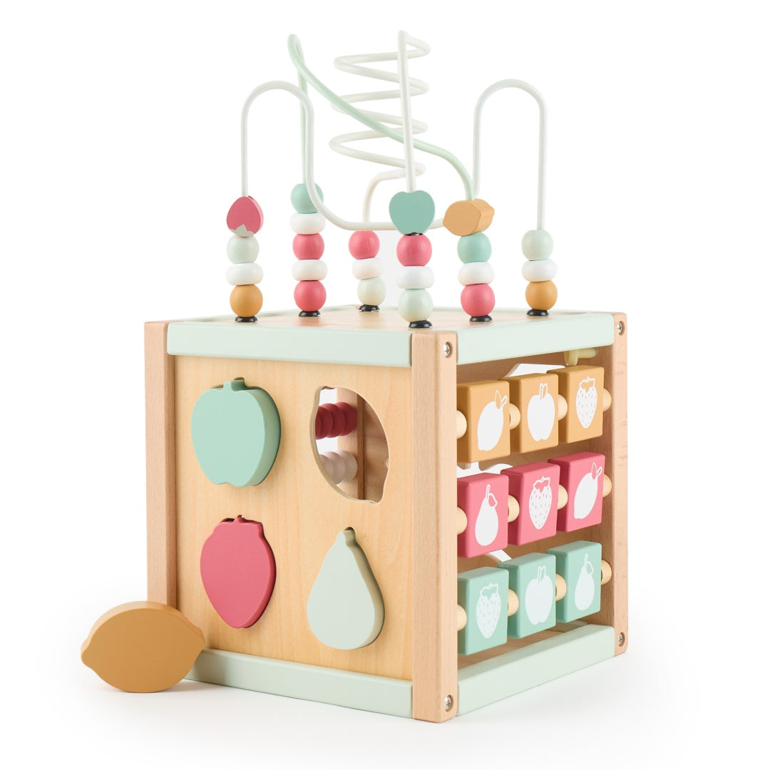 Cube d'activités en bois Berry | bieco