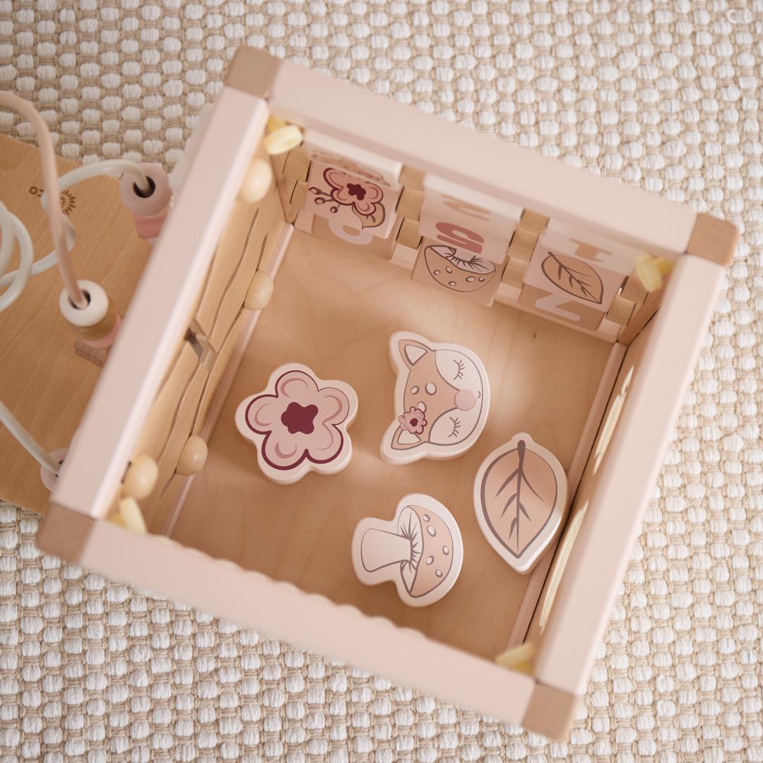 Cube d'activités faon Ella bois | bieco