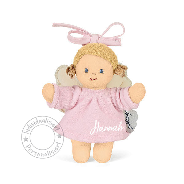 Petit ange gardien avec coffret cadeau et carte de vœux rose | Sterntaler by Schmatzepuffer® « personnalisable » à acheter en ligne