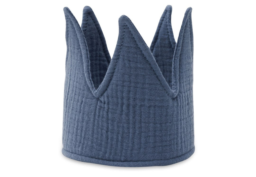 Couronne d'anniversaire bleue en coton pour le 1er au 5e anniversaire | Jollein