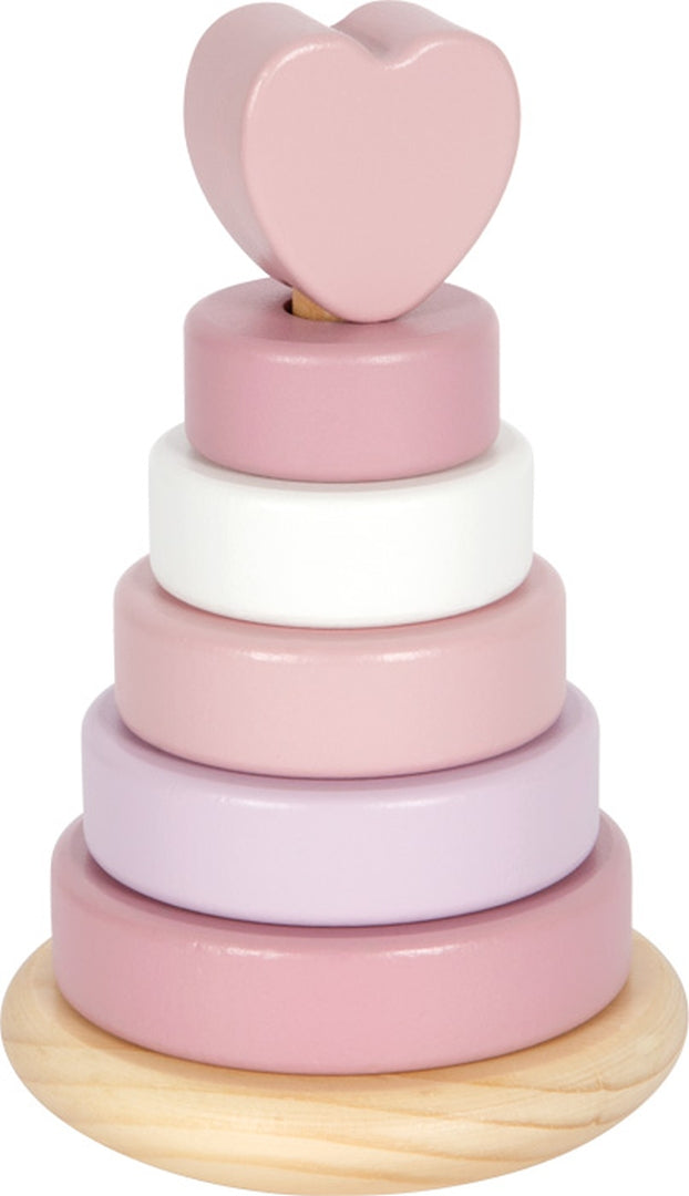 Tour de piles personnalisée rose - Cadeau de naissance | par Schmatzepuffer