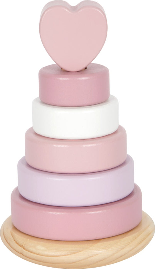 Tour de piles personnalisée rose - Cadeau de naissance | par Schmatzepuffer