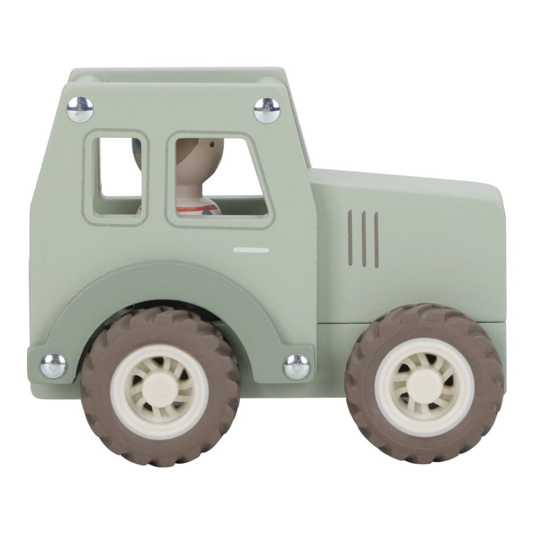 Personalized wooden tractor – wooden toy tractor with name | Schmatzepuffer 