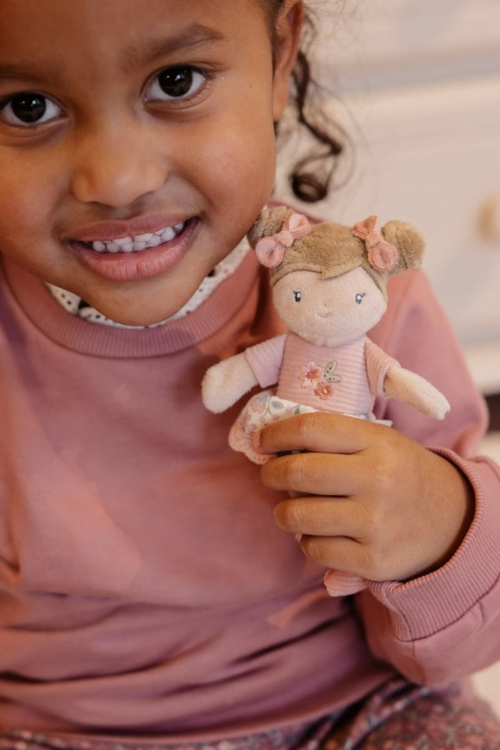 Pink cuddly doll 10 cm | Little Dutch