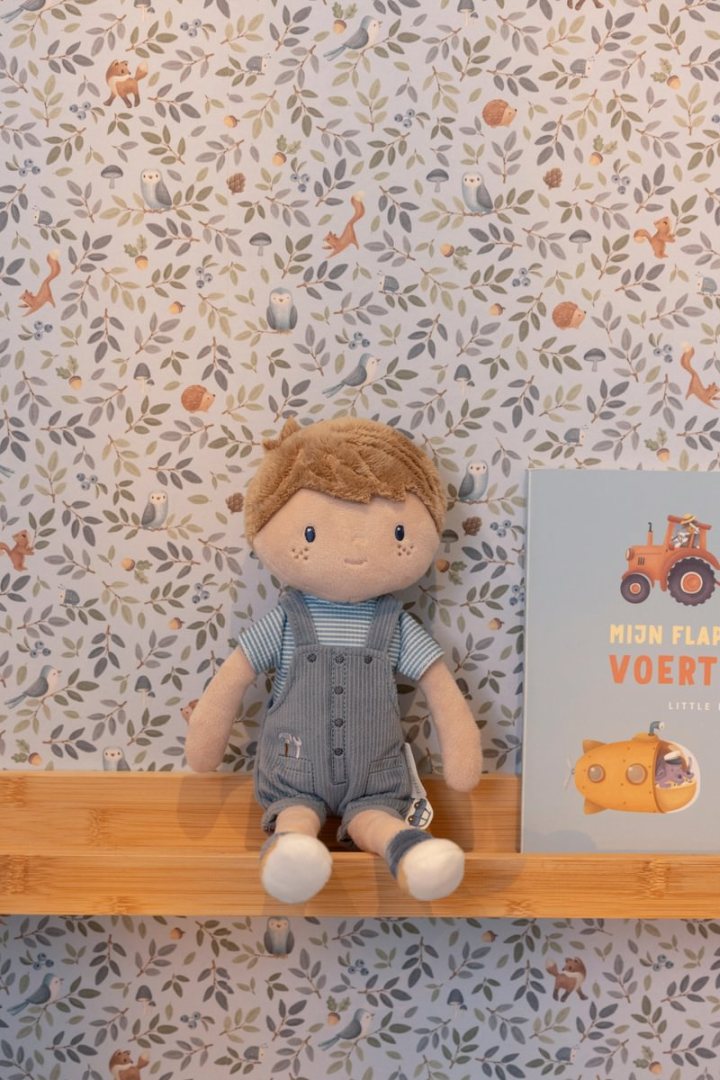 Cuddly doll Jim 10 cm | Little Dutch