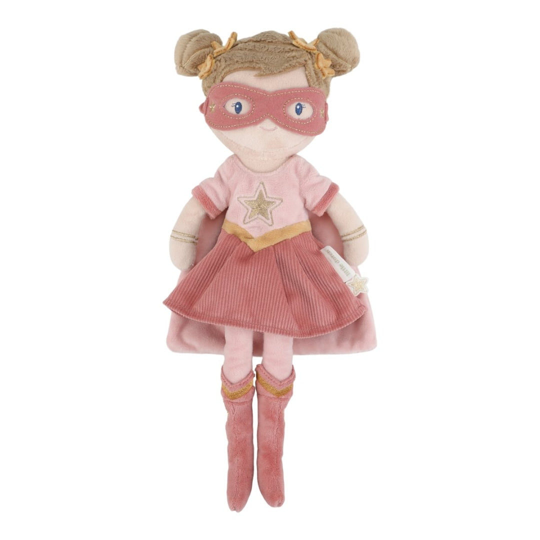 Cuddly Doll Superhero Pink 35 cm – Gift for Little Heroines