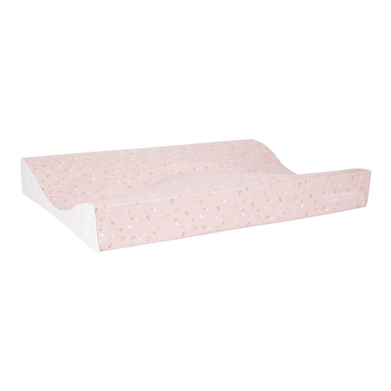 Matelas à langer Petites Fleurs Roses | Little Dutch