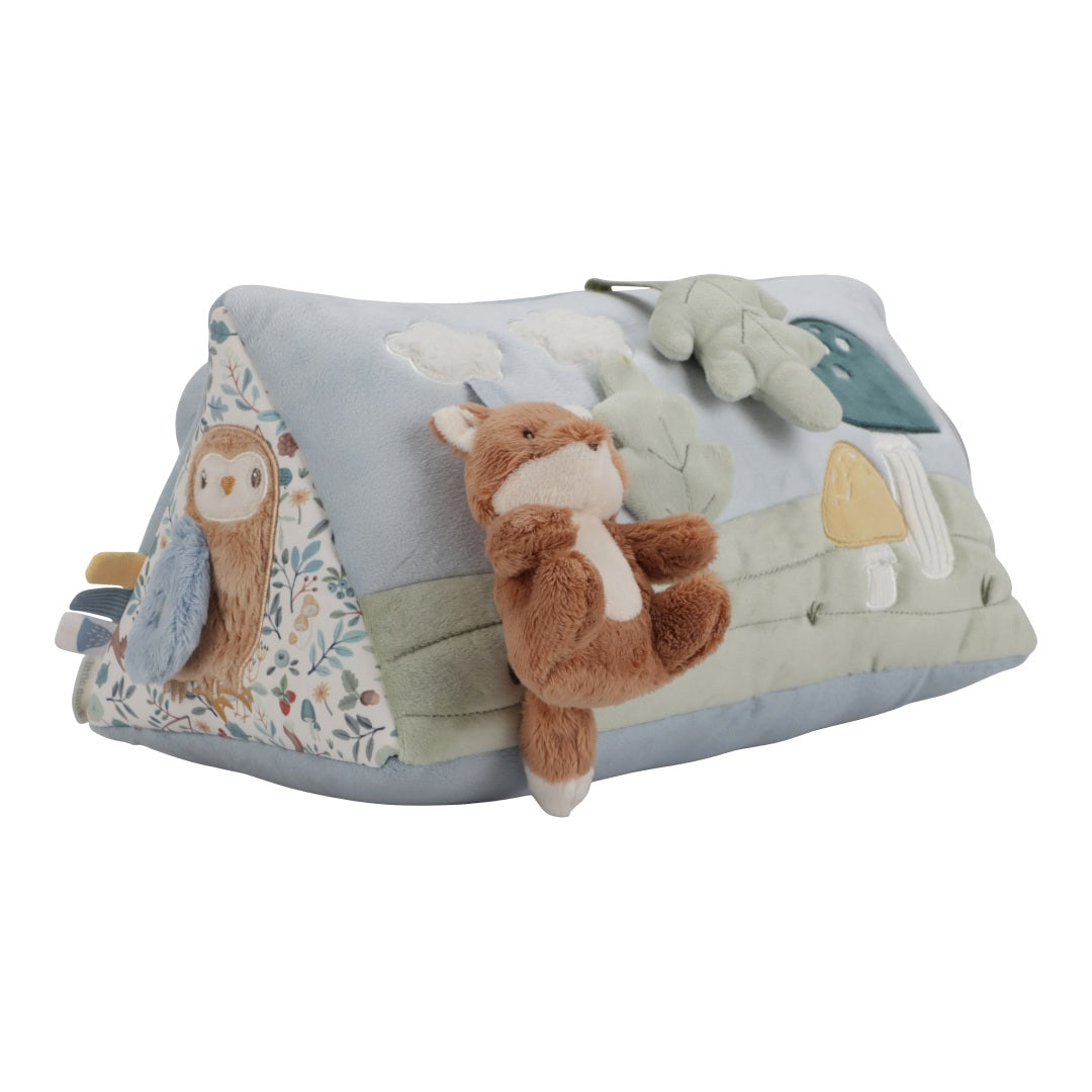 Coussin d'activités triangulaire motricité Forest Friends