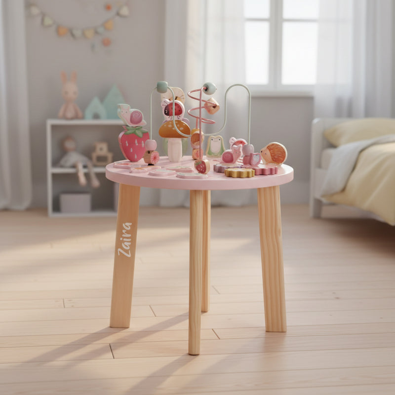Table d'activités Jardin de fées
