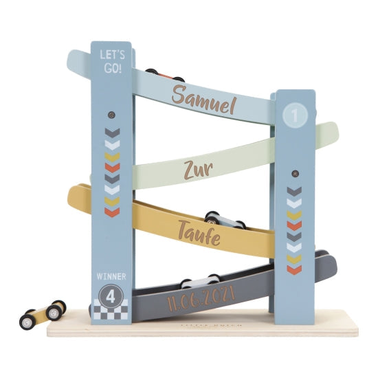 Circuit de billes personnalisé Cadeau de baptême par Schmatzepuffer