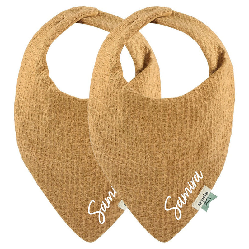 Bandana Lätzchen 2-pack mix - Cocoon Caramel | Trixie