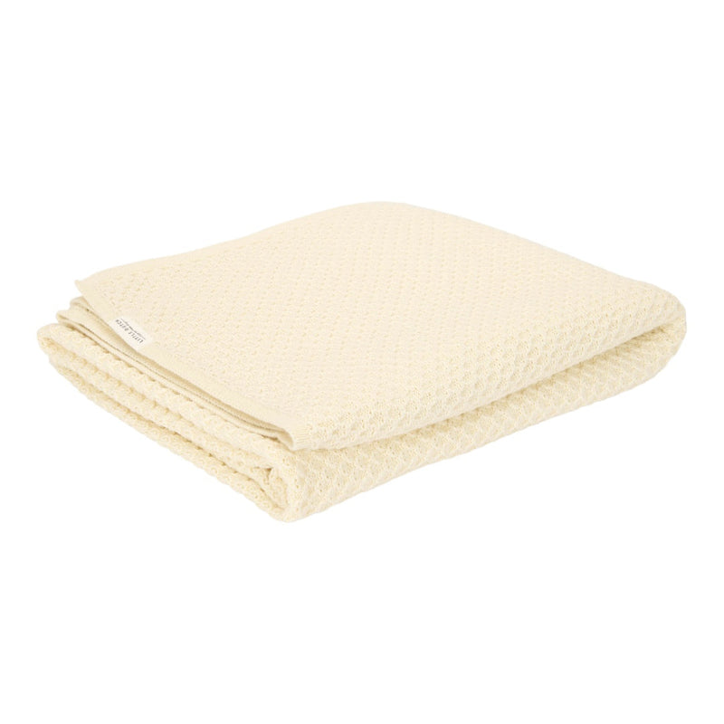 Couverture bébé tricotée Pure Soft White | Little Dutch