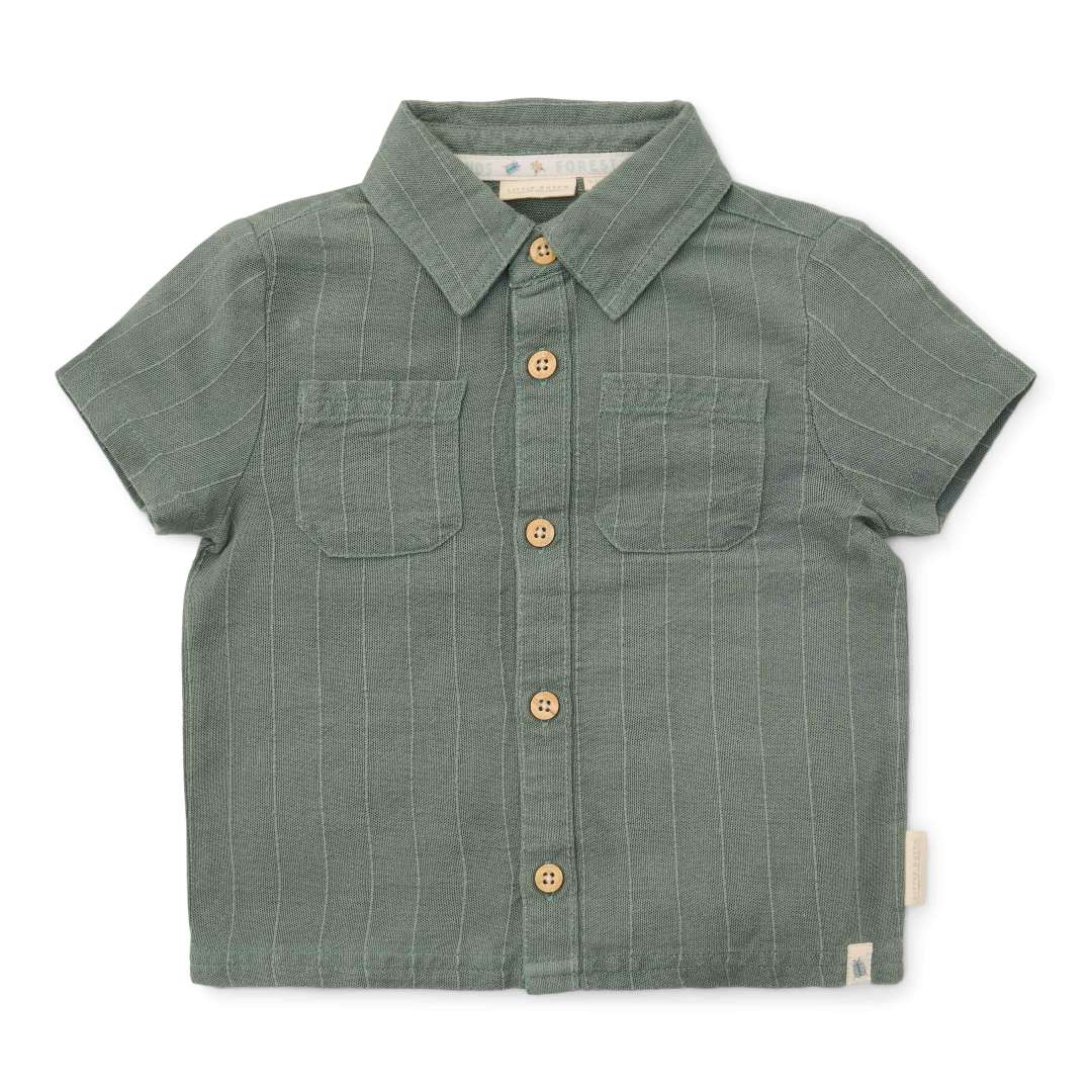 Kurzarm Bluse Forest Green für Babys und Kinder
