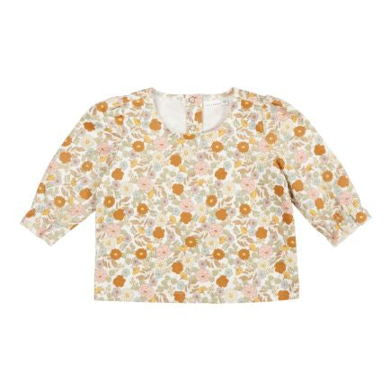 Chemise à manches longues vintage Little Flowers, taille 68 | Little Dutch