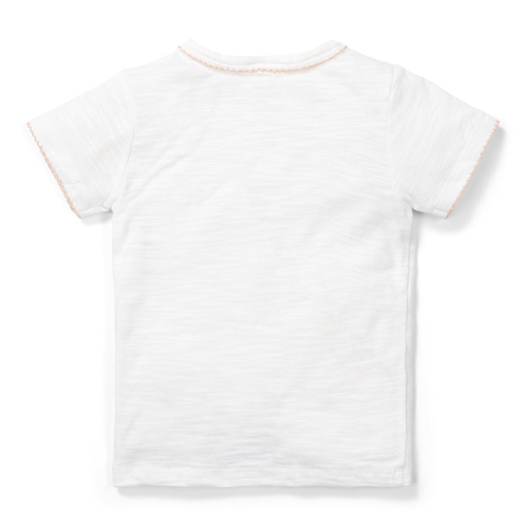 T-shirt Fille d'honneur blanc – T-shirt enfant à motif floral