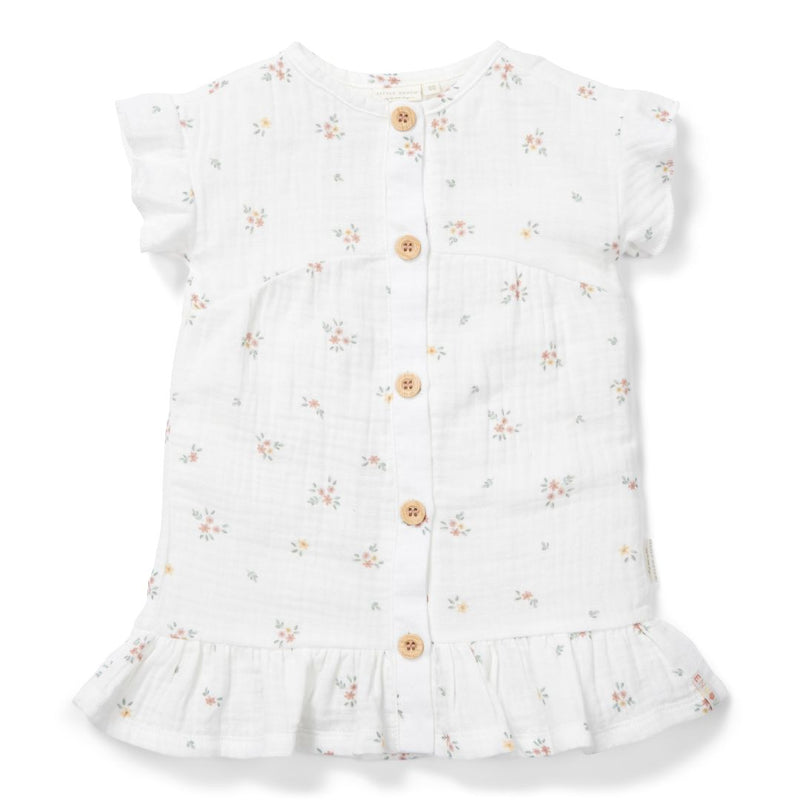Kleid kurzarm White Meadows | Little Dutch