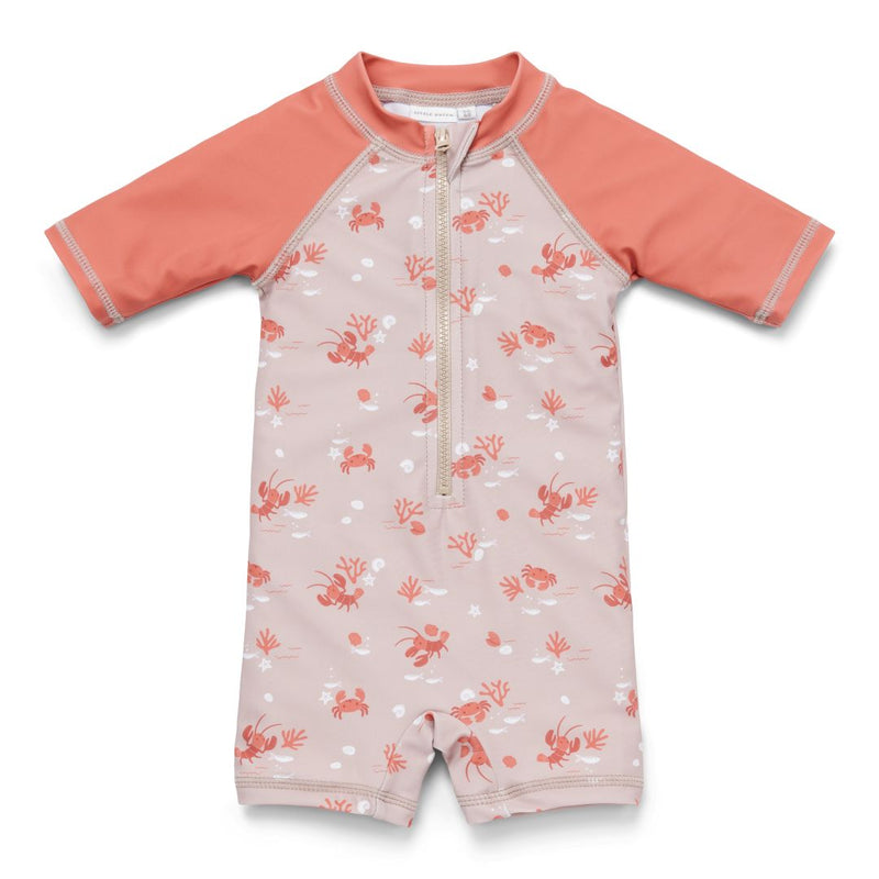 Badeanzug kurzarm Lobster Bay | Little Dutch