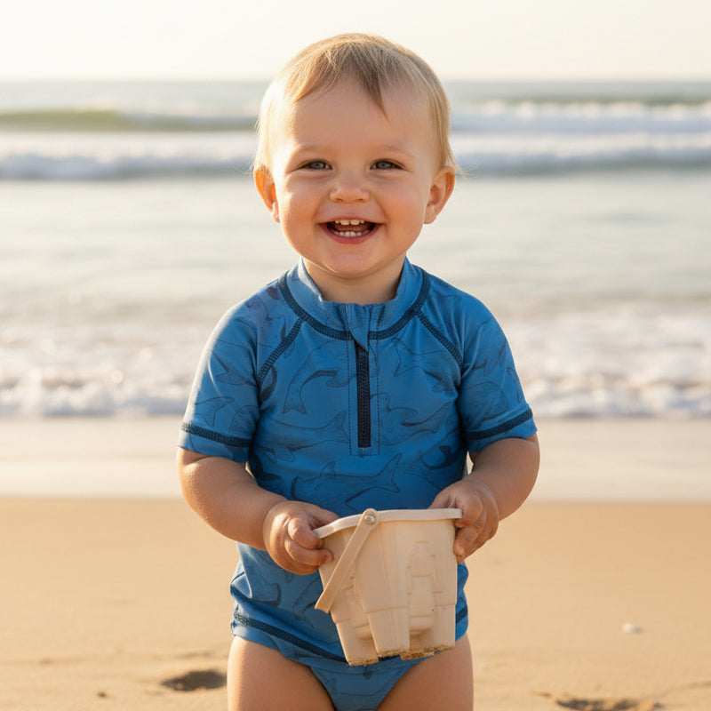T-shirt de bain anti-UV Sea Life pour enfants