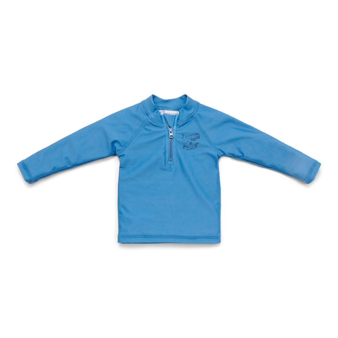 T-shirt de bain à manches longues Baleine Bleue | Little Dutch