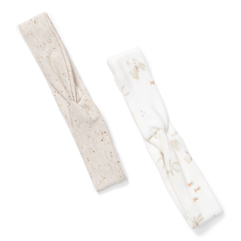 Lot de 2 bandeaux Baby Bunny/Nappy Sand | Little Dutch