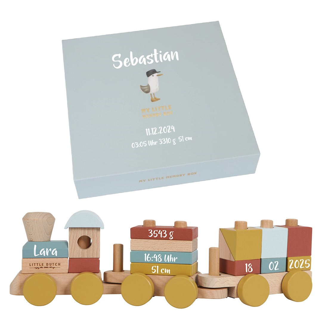 Coffret cadeau de naissance Sailors Bay – Cadeau de naissance pour bébé