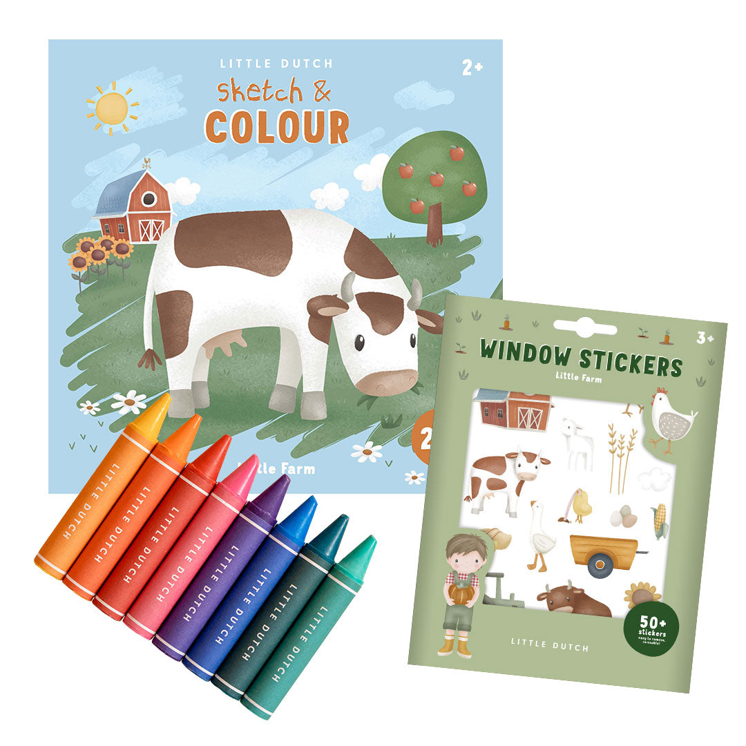 Malbuch Little Farm – Kreatives Malbuch für Kinder | Schmatzepuffer