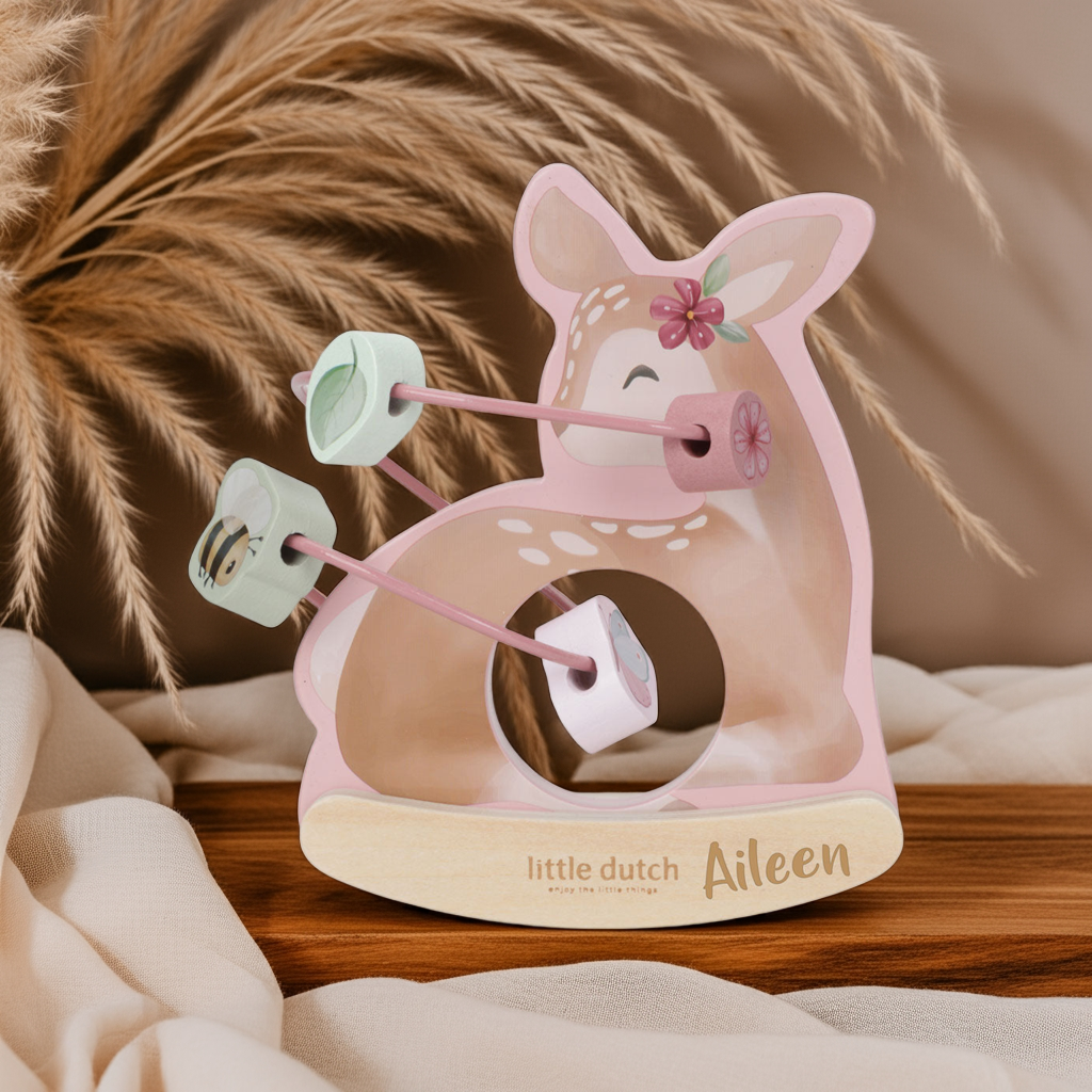 Spirale d'activités faon – Jardin enchanté | Beau cadeau de naissance
