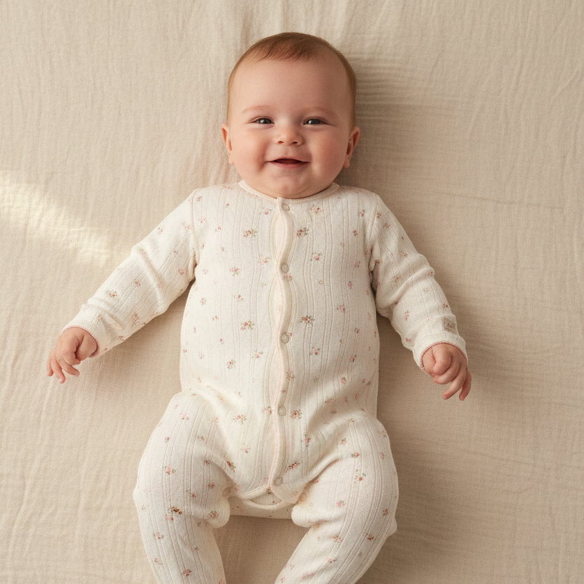 Pyjama une pièce Fairy Blossom - Vêtements de nuit | Little Dutch