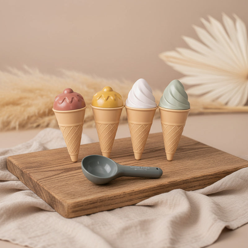 Ice Cream Beach Set 9-piece – Sand Toys for Creative Summer Days