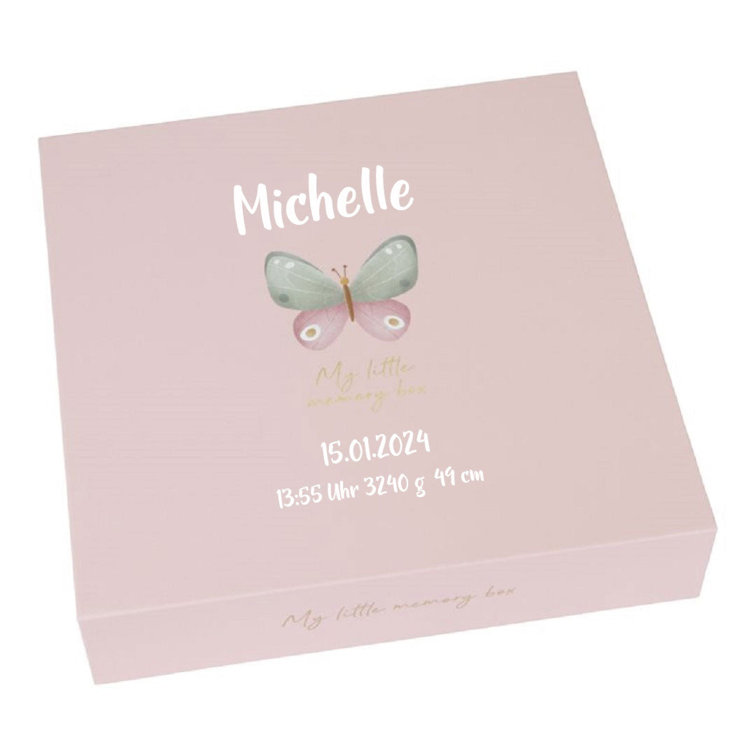 Coffret cadeau Flowers & Butterflies – Cadeau de naissance