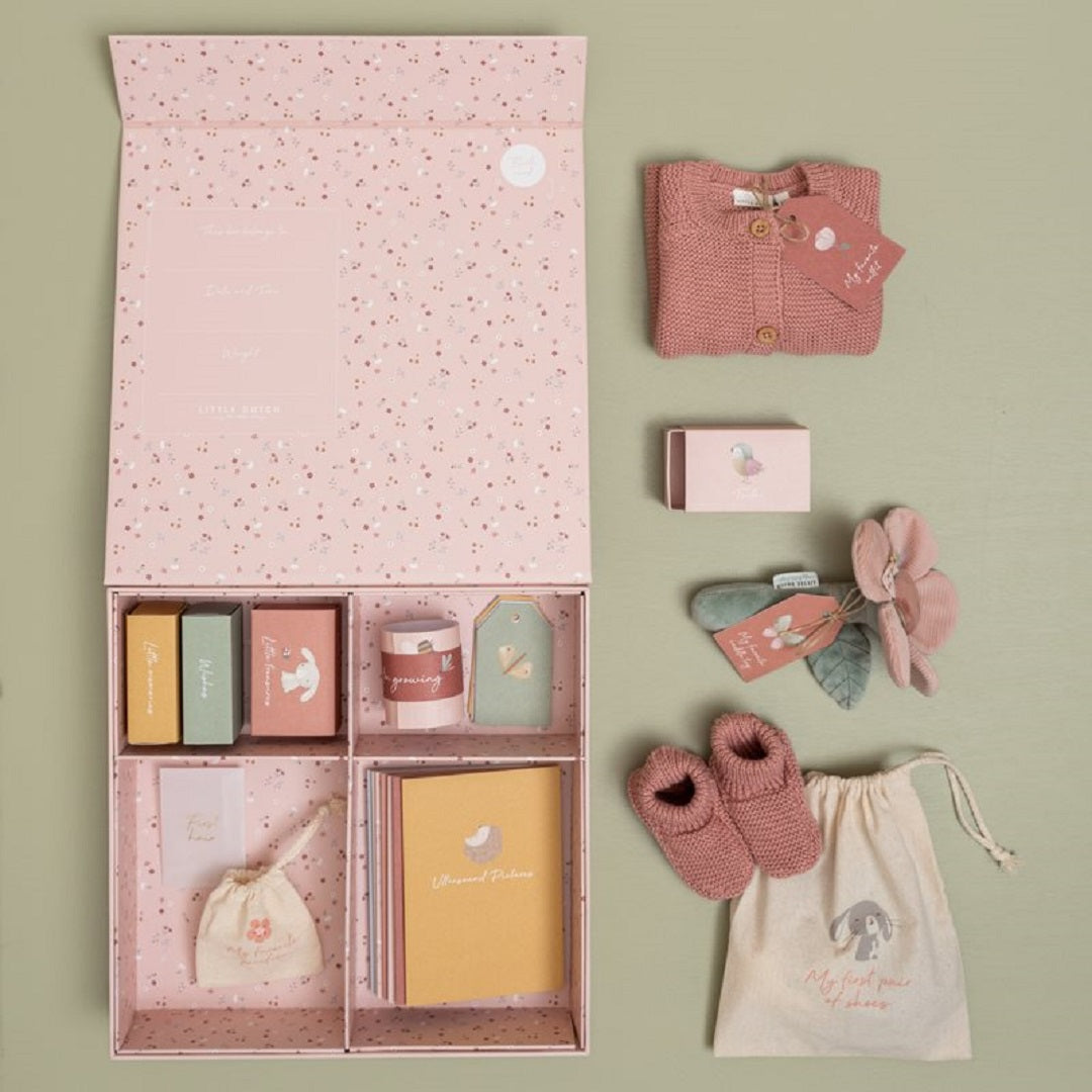 Coffret cadeau Flowers & Butterflies – Cadeau de naissance