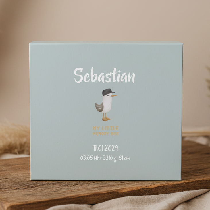 Memory Box Sailors Bay – Baby Memory Box | Gift for Birth & Christening