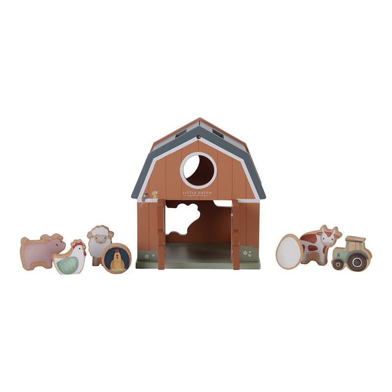 Jeu d'encastrement de formes Little Farm
